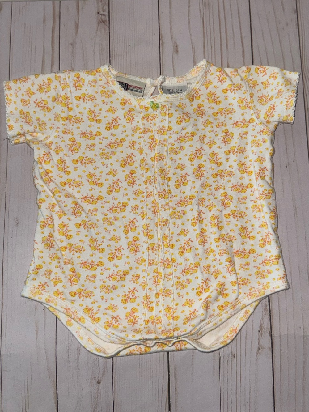 Floral onesie